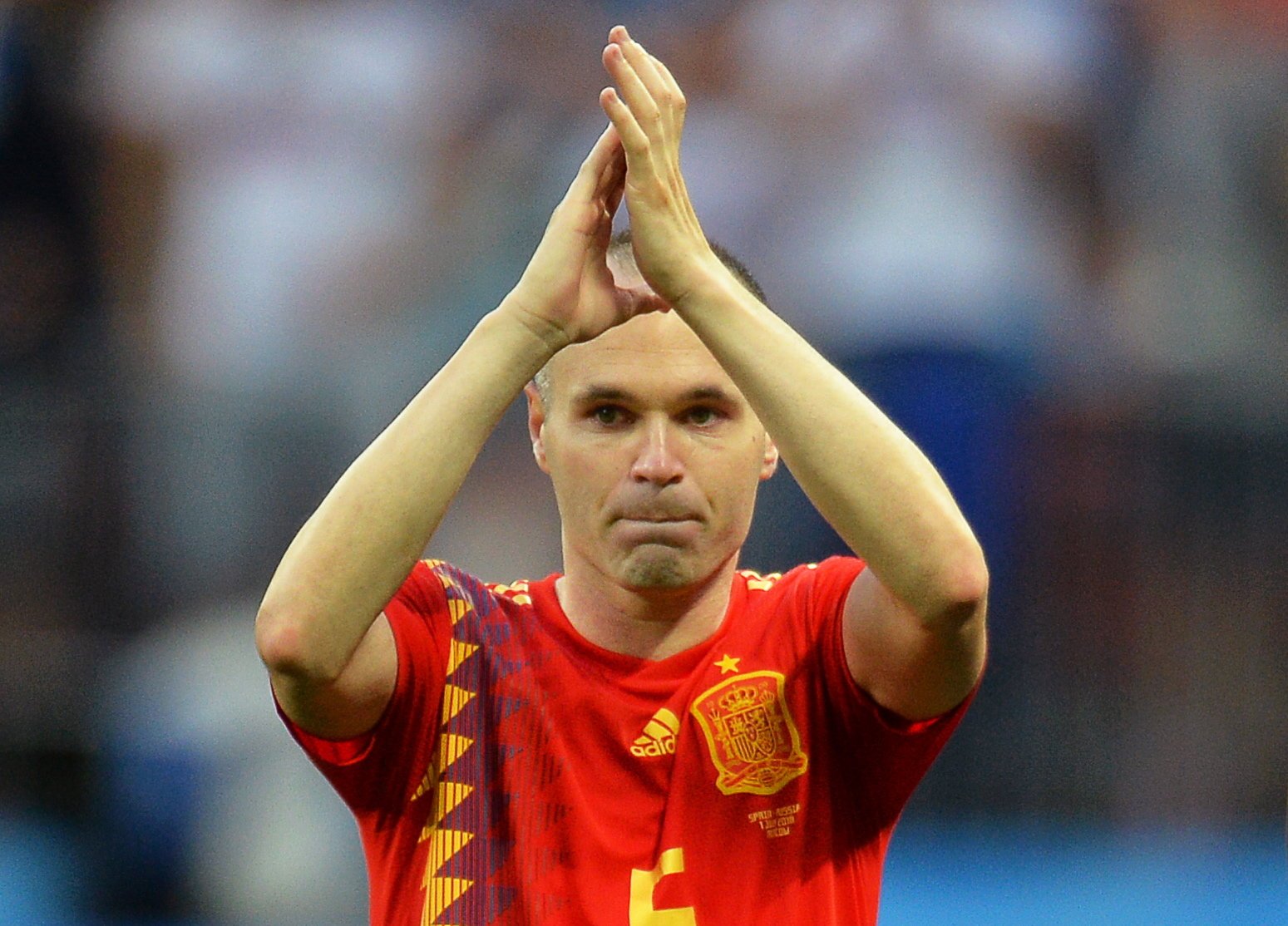 Iniesta dice adiós a la selección de España
