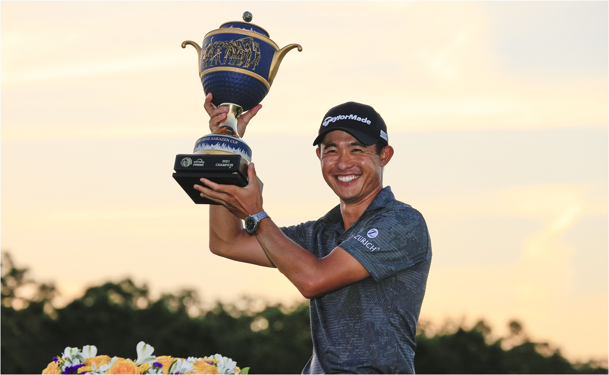 Collin Morikawa empata y agradece a Tiger Woods, tras ganar el WGC Workday Championship
