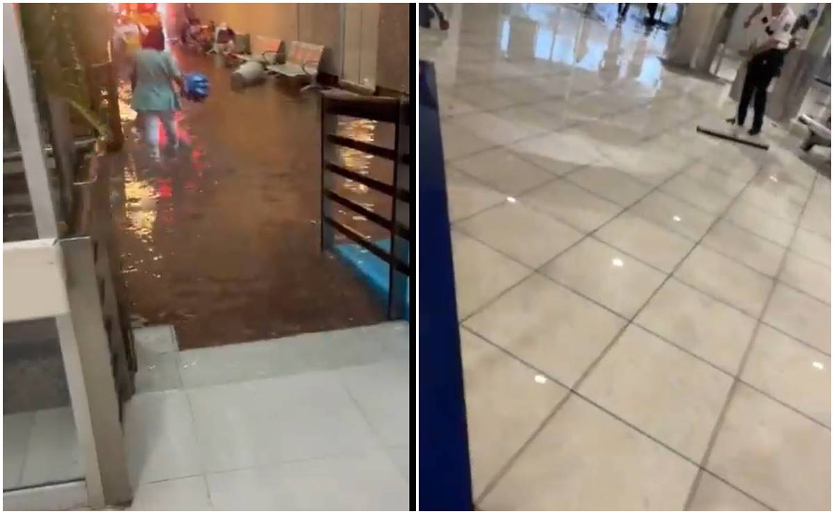 VIDEOS: Aguacero en Mérida provoca daños e inundaciones en hospitales y plazas comerciales