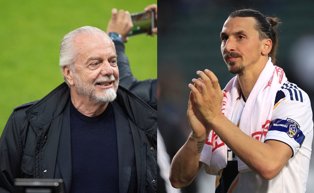 De Laurentiis desea ver a Zlatan Ibrahimovic en el Napoli