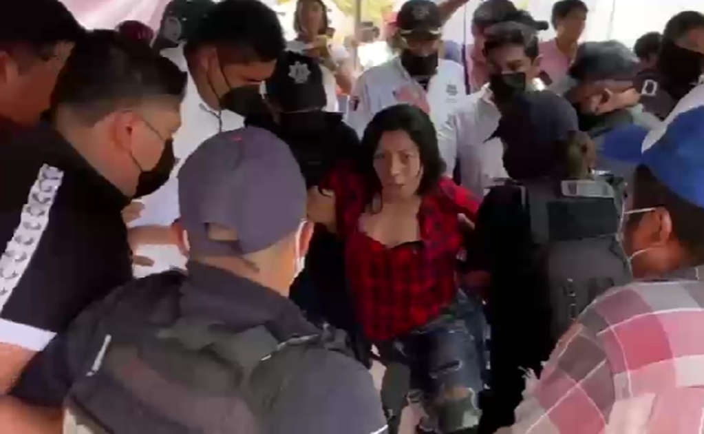 Liberan a diputada tras trifulca en Minatitlán; acusa inconsistencias en elección de Morena
