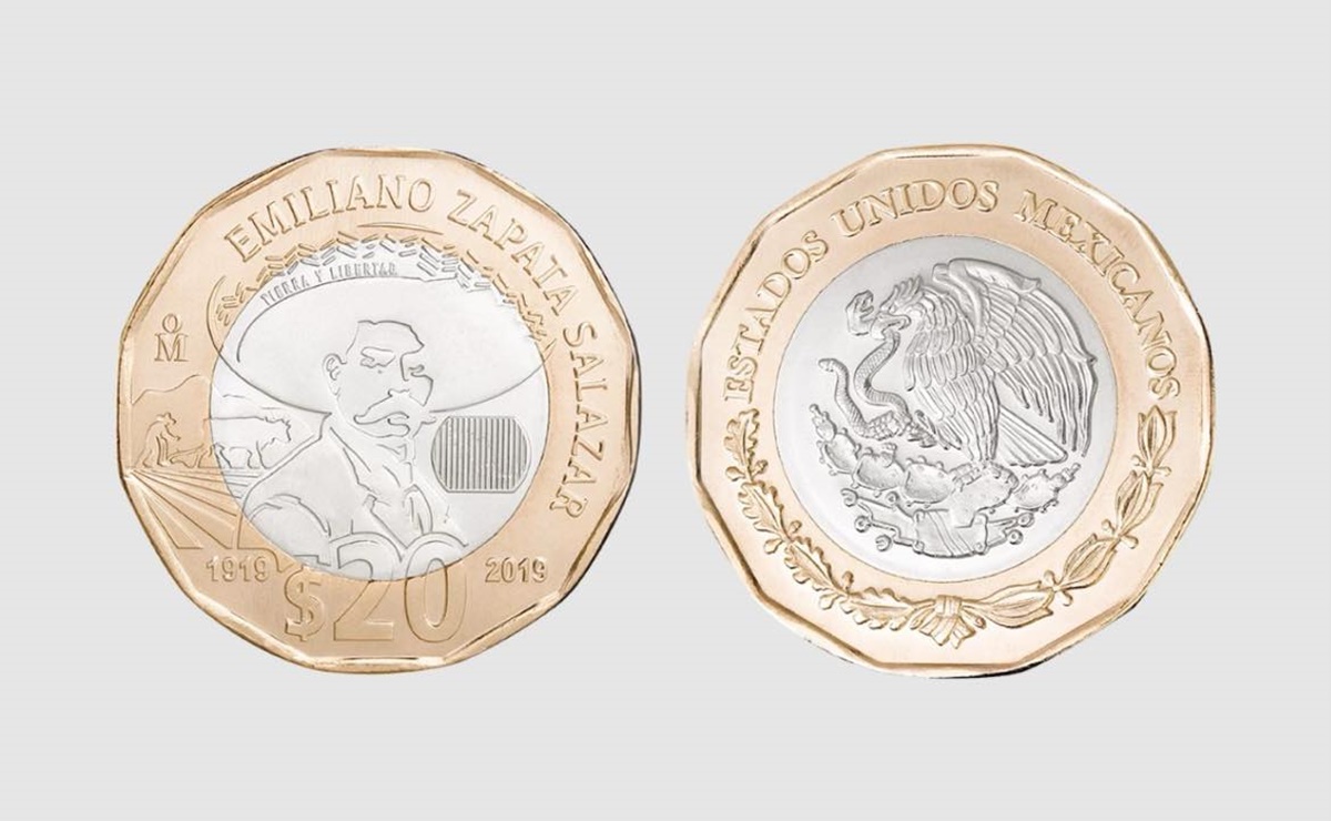 La moneda conmemorativa de Emiliano Zapata que vale hasta $5 millones de pesos. ¿Tienes una?