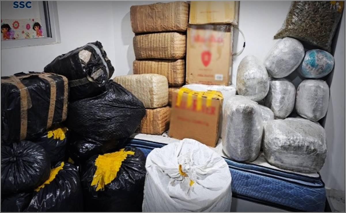 Marina rompe récord anual en aseguramiento de drogas durante la administración de AMLO en 2023