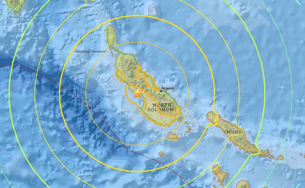 Se registra terremoto de 8 grados en Papúa Nueva Guinea