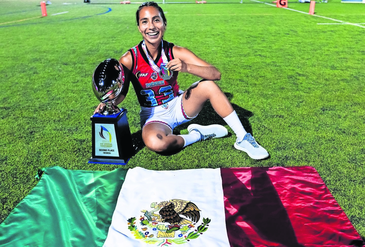 Diana Flores sueña con jugar con la Selección Mexicana de Flag Football en los Juegos Olímpicos de 2028