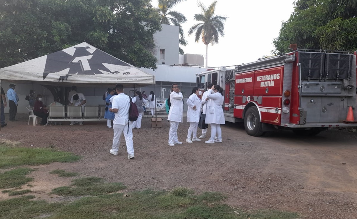 Por incendio, evacuan a pacientes y personal de hospital del ISSSTE en Sinaloa