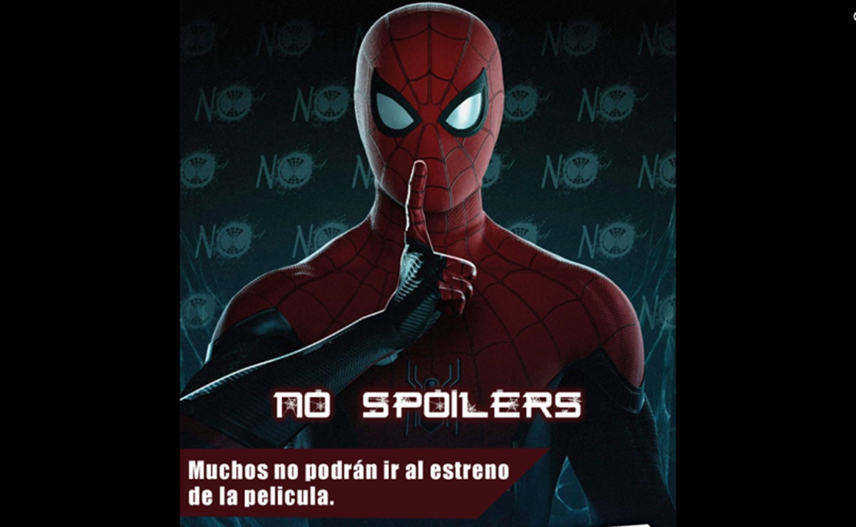 Neza se suma al llamado de no spoilers de "Spider-man: No Way Home" 