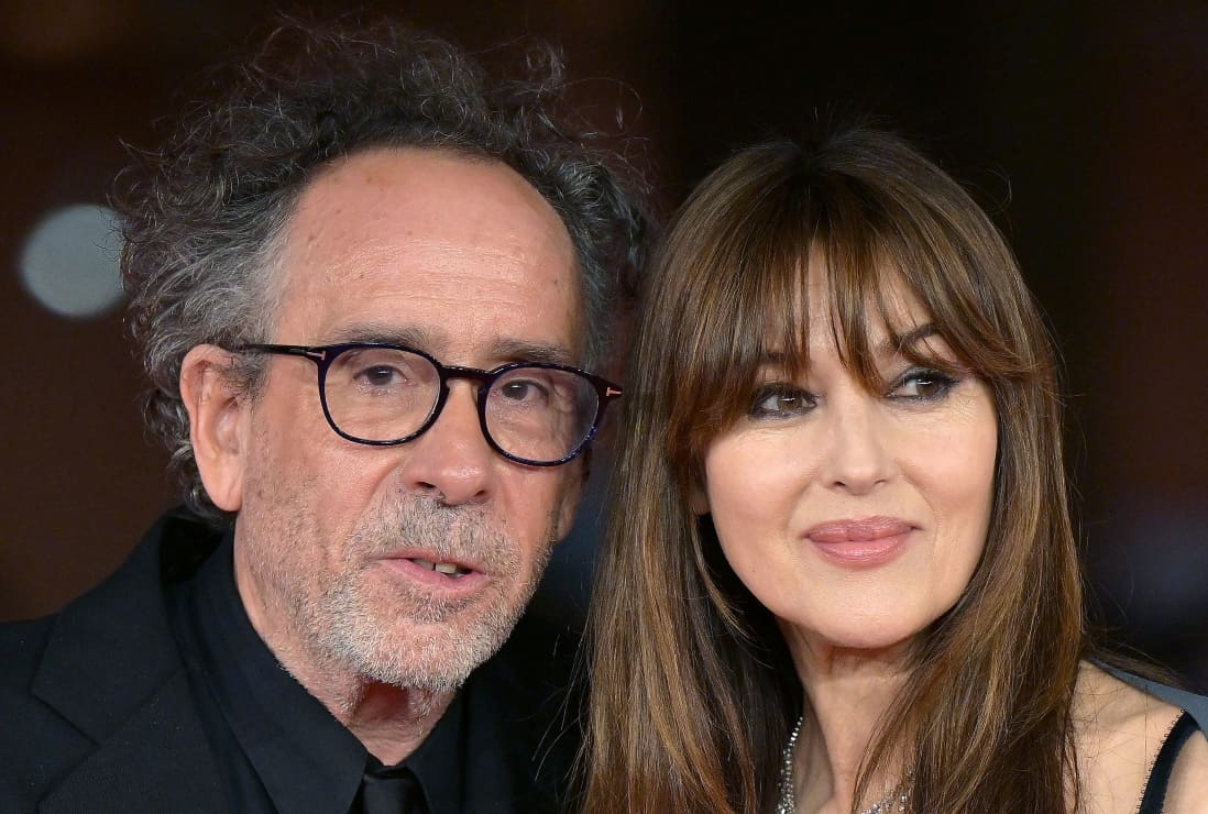 Monica Bellucci y Tim Burton presumen su amor en público por primera vez