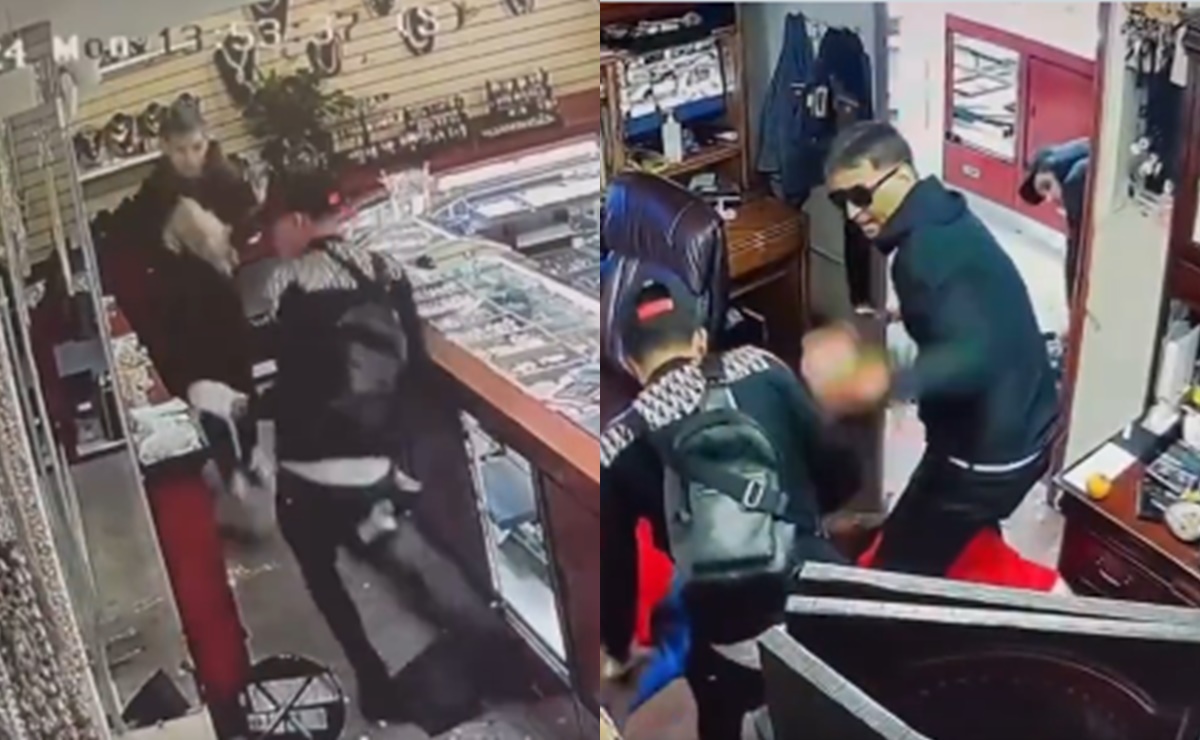 Presuntos latinos roban más de 2 millones de dólares en brutal asalto en joyería de Denver. VIDEO