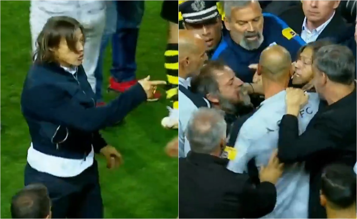 VIDEO: Matías Almeyda protagoniza pelea en el futbol de Grecia