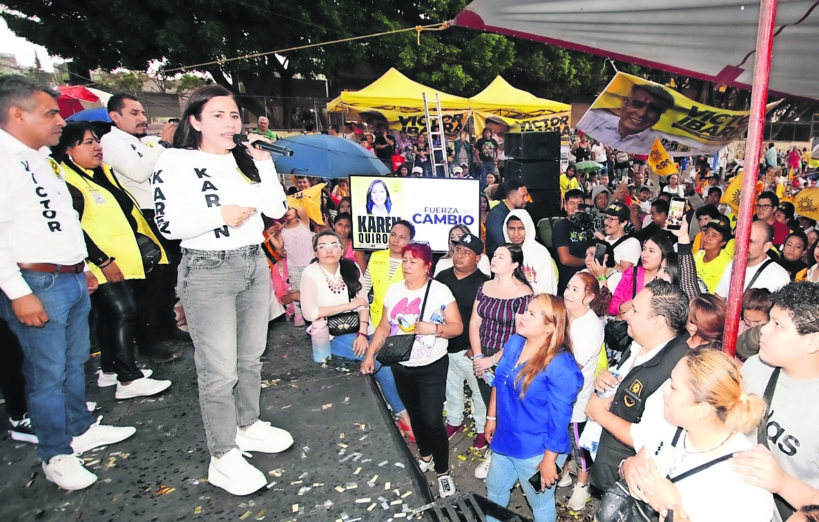 “¡No les tenemos miedo!": "Alito" Moreno condena acto de intimidación contra candidata a la alcaldía Iztapalapa