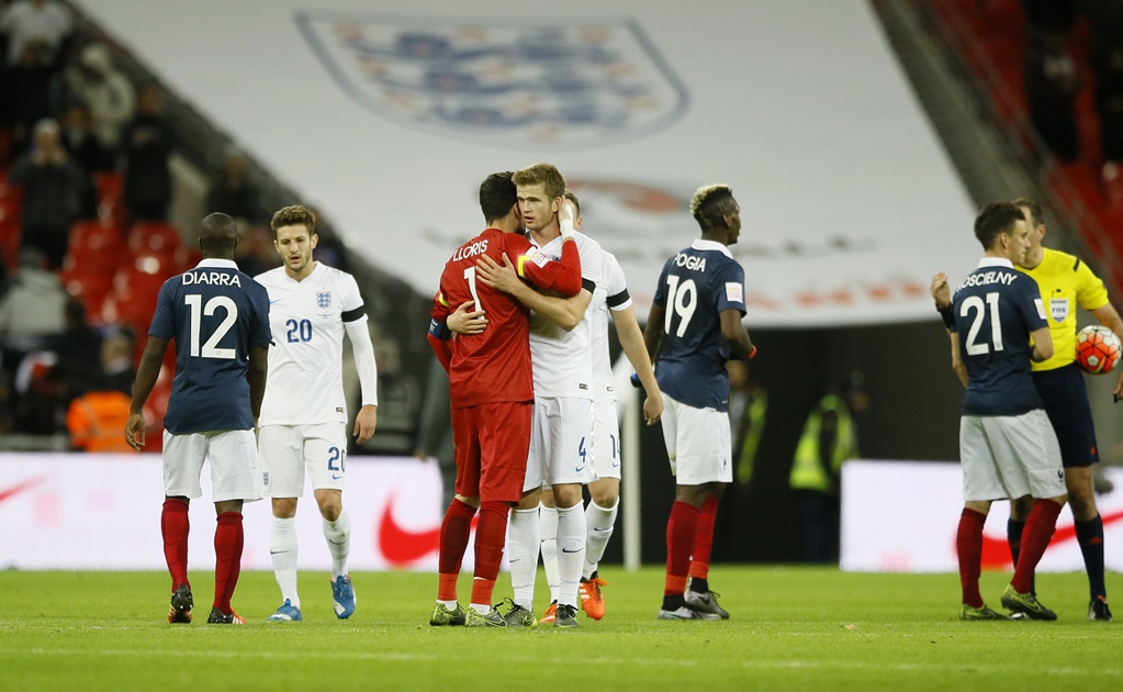 Inglaterra bate 2-0 a Francia en juego de la solidaridad