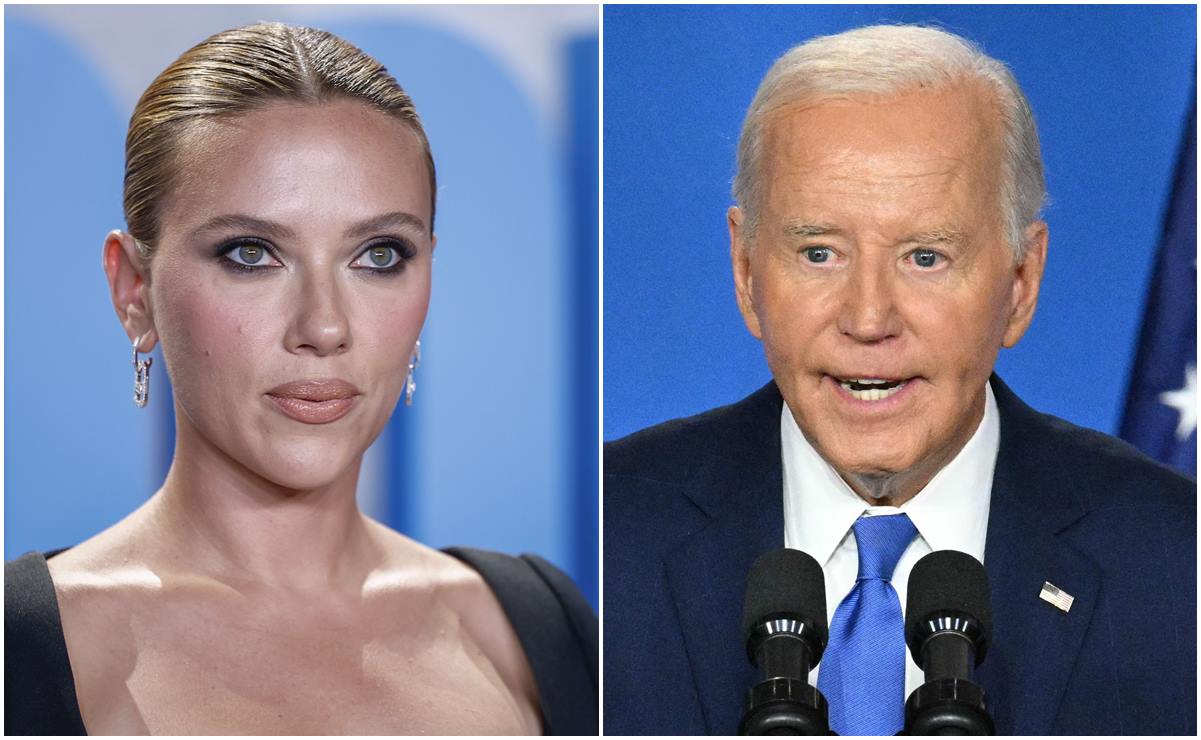 Scarlett Johansson califica como delirante especular sobre la sustitución de Joe Biden como candidato presidencial