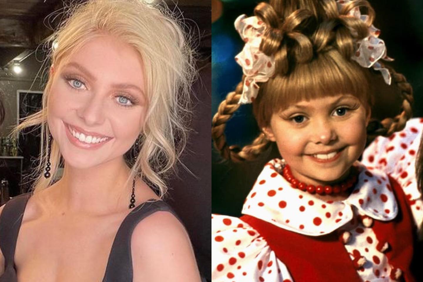 Así luce hoy la actriz que interpretó a la niña Cindy Lou Quién en la  película El Grinch a 23 años del estreno