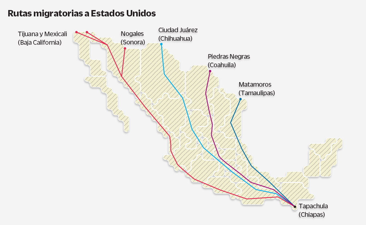 Ruta del golfo de México, la más usada y peligrosa hacia EU