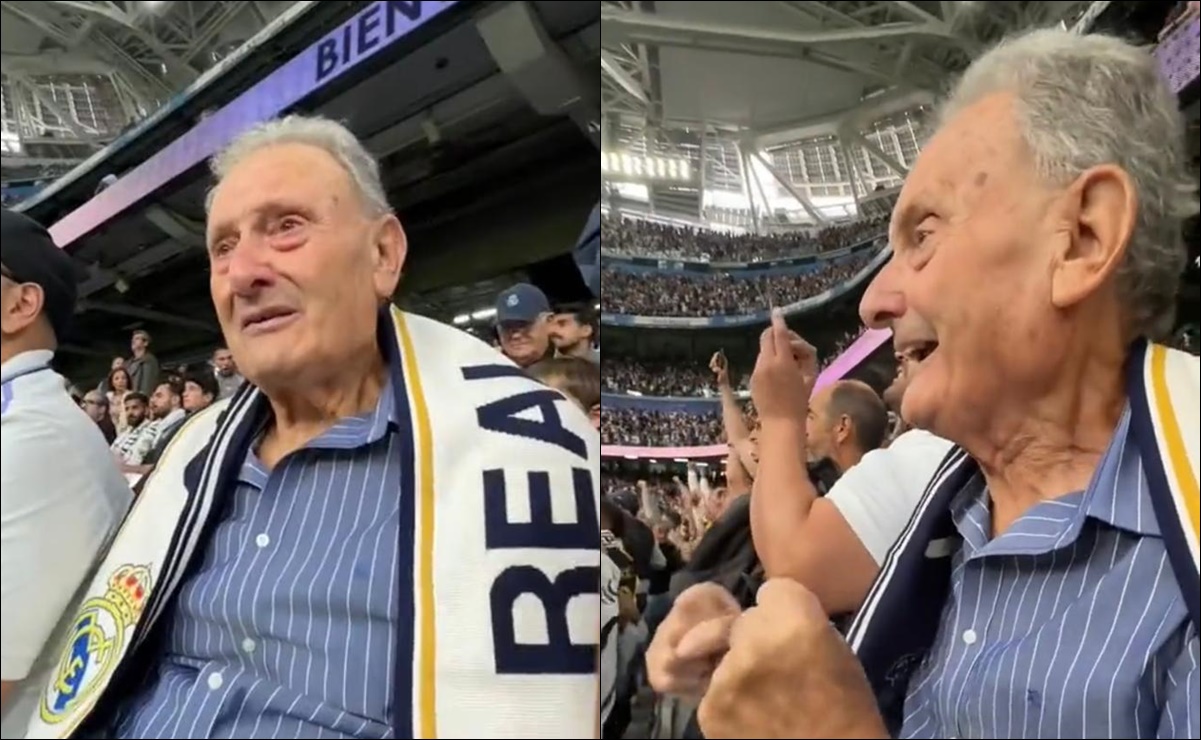 VIDEO: Nieta sorprende a su abuelito llevándolo al Santiago Bernabéu para ver al Real Madrid