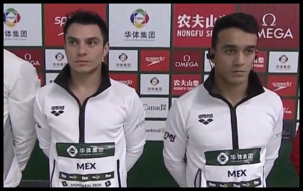 Juan Celaya y Yahel Castillo se cuelgan bronce en Serie Mundial de Clavados