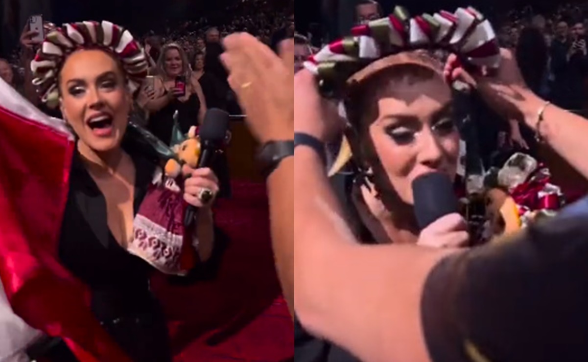 VIDEO: Adele celebra a México "caracterizada" como la muñeca Lele