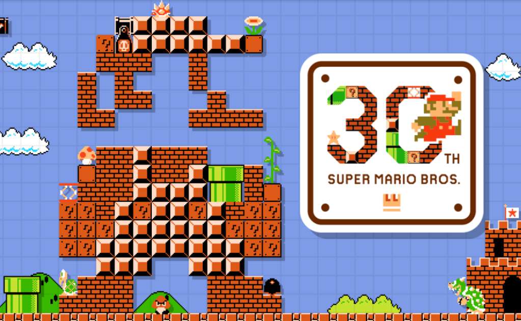 "Super Mario Bros." llega a su 30 aniversario