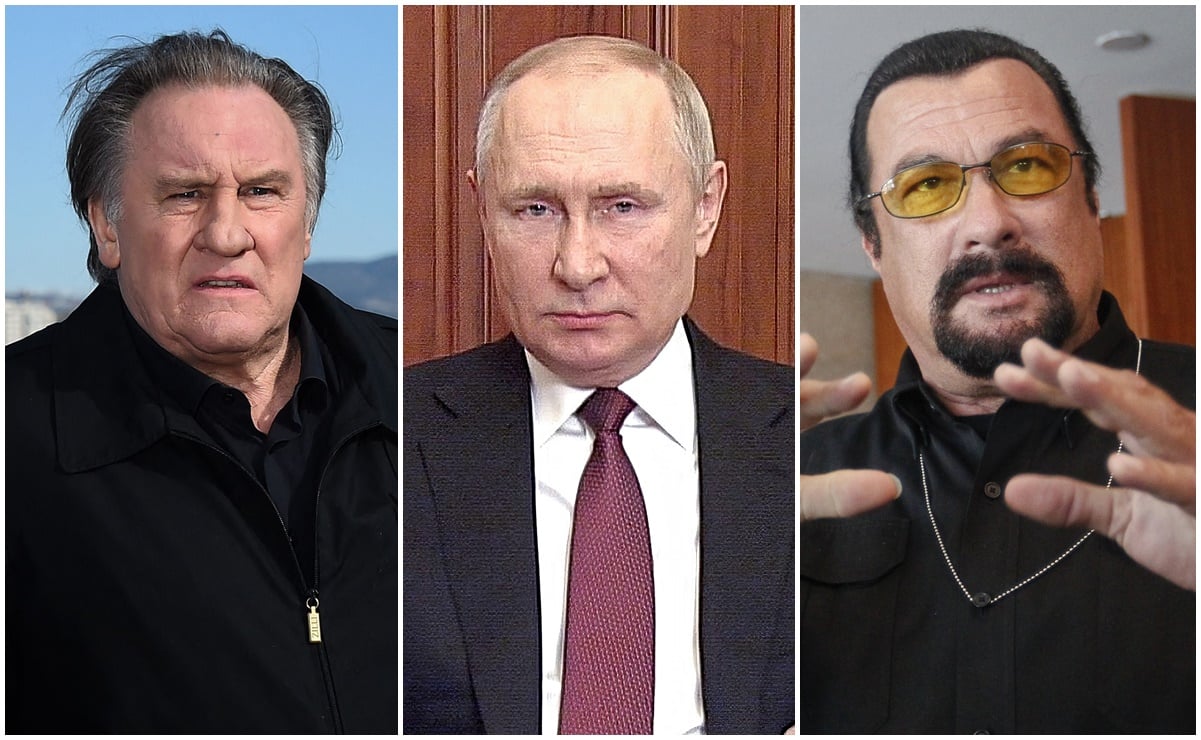 Gérard Depardieu y Steven Seagal, los actores amigos de Putin  