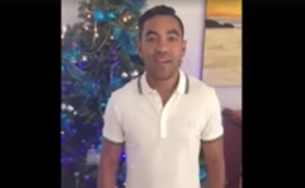 Marco Fabián manda mensaje en alemán 