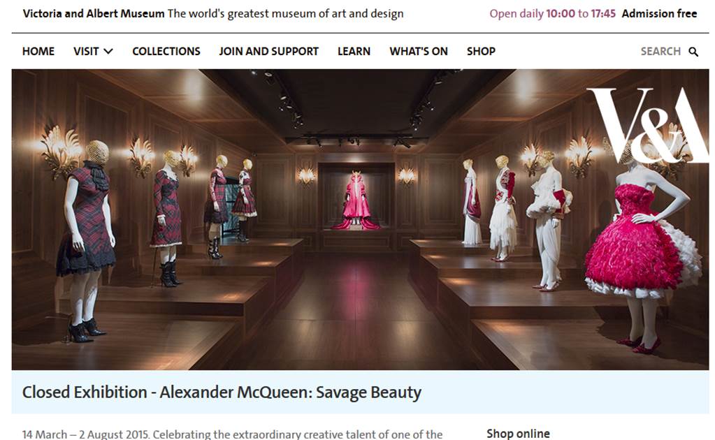 Exposición de McQueen bate récord en Londres