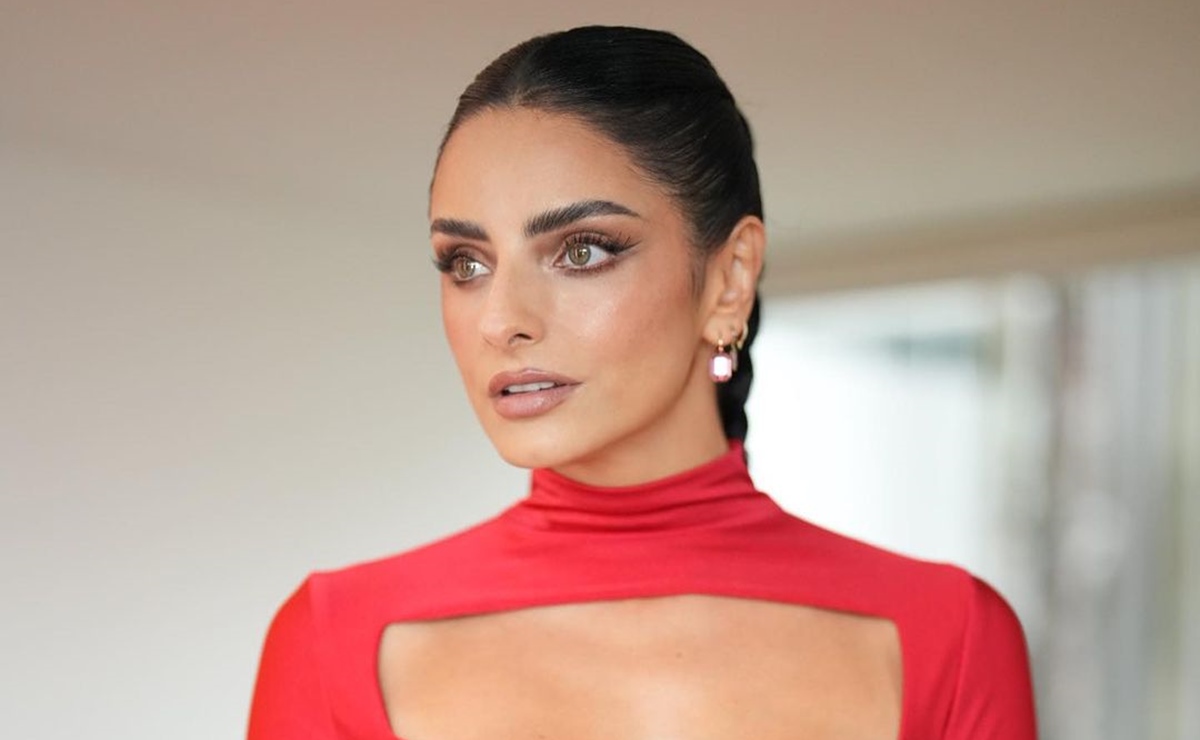 Aislinn Derbez luce un traje insuperable de diseñador mexicano