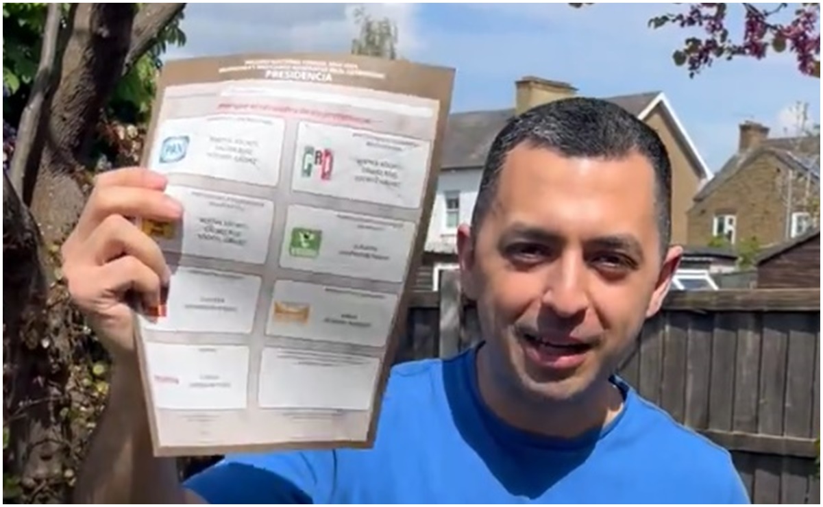 Xóchitl Gálvez comparte video del "primer voto" de mexicano en Reino Unido a su favor