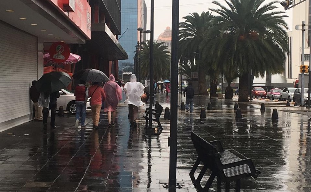 Registran lluvia en al menos 11 alcaldías de la CDMX