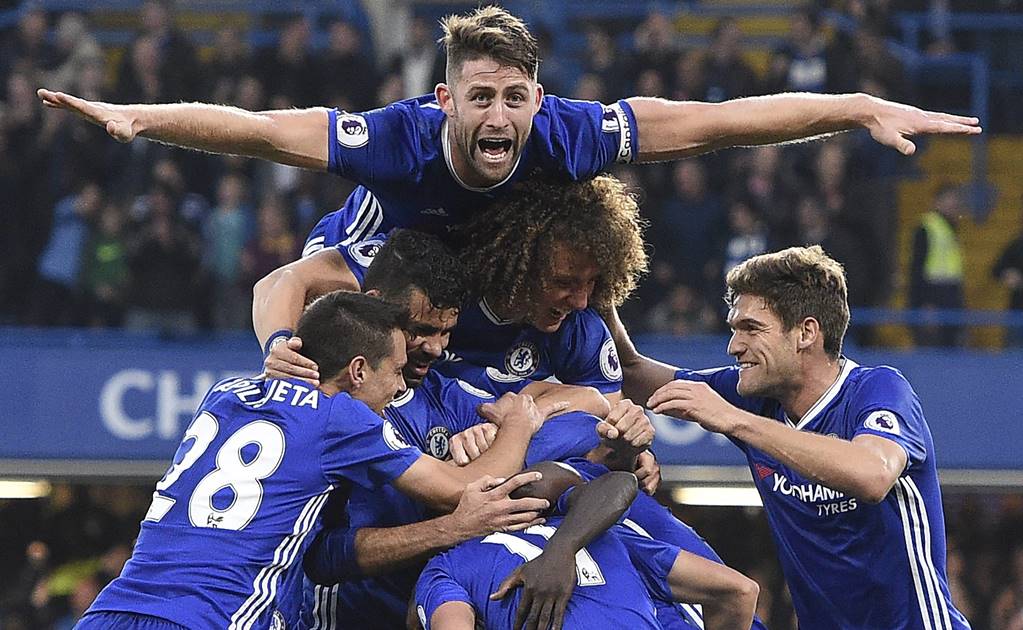 Aplanadora azul en Stamford Bridge