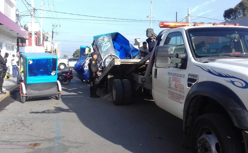 Van contra mototaxis también en Edomex