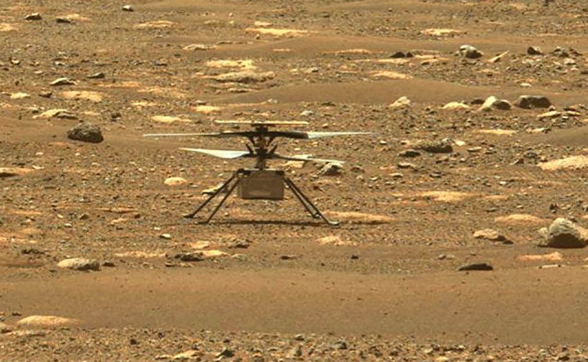 Helicóptero de la NASA logra histórico primer vuelo en Marte