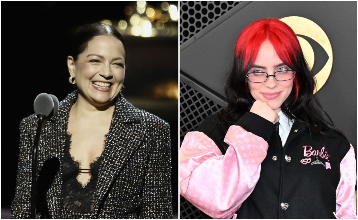 Natalia Lafourcade y Billie Eilish protagonizan dulce momento en los Grammy 2024