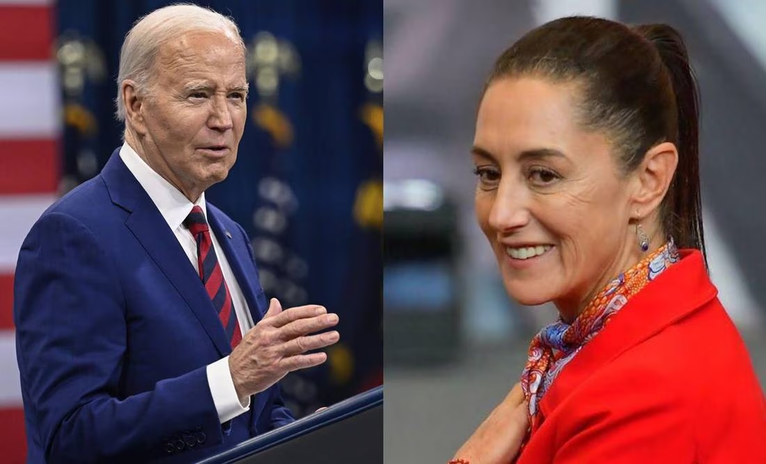 Joe Biden felicita a Claudia Sheinbaum por su triunfo; llama a trabajar "estrechamente"