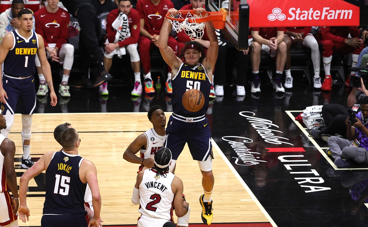 Denver Nuggets deja en jaque mate al Miami Heat