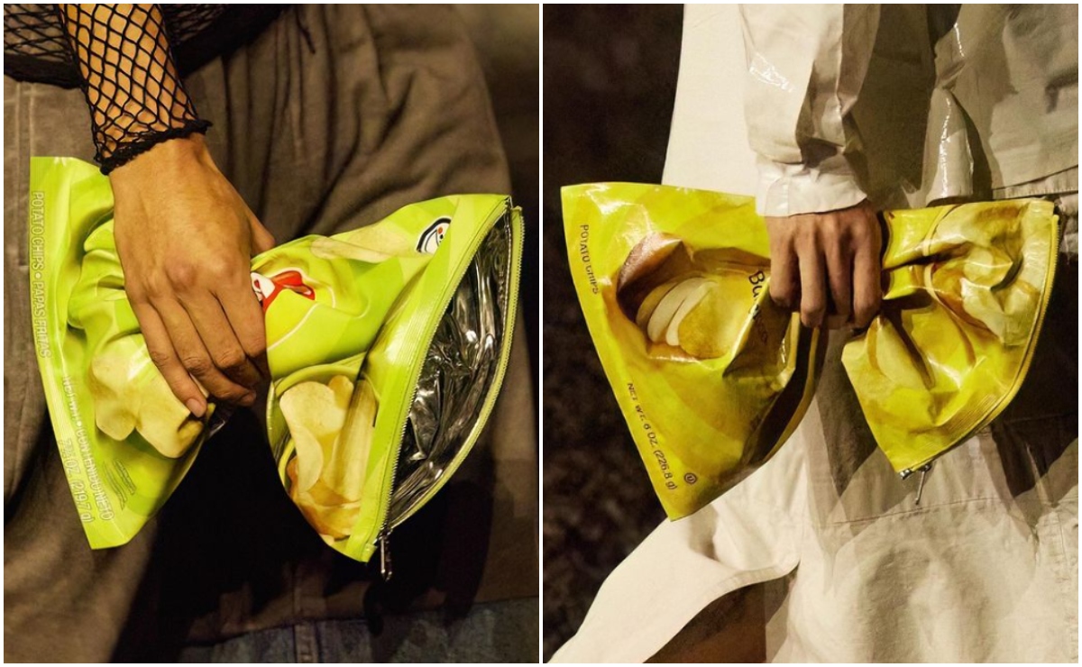 Balenciaga. El nuevo accesorio de firma: una bolsa de papas fritas
