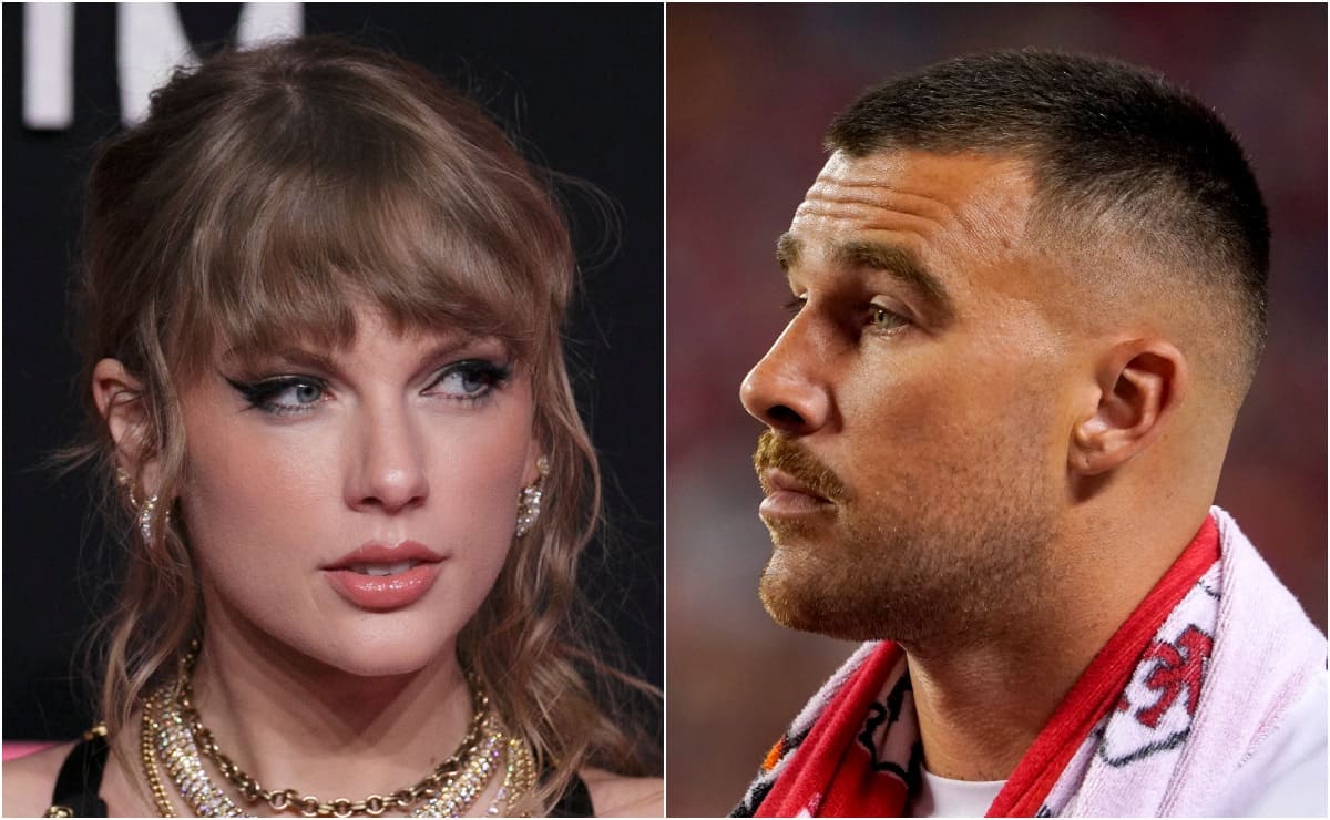 Taylor Swift es captada apoyando a Travis Kelce, ¿confirman su romance?