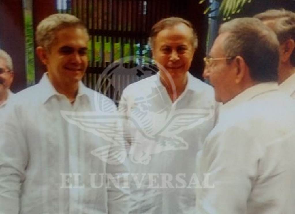 Se reúne Mancera con Raúl Castro en Cuba