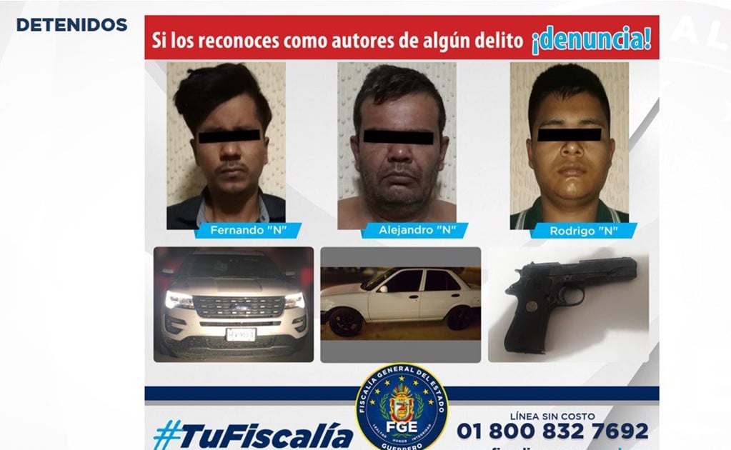 Detienen a 3 presuntos asesinos del empresario César Zambrano en Acapulco