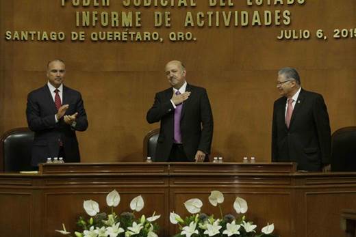 Titular de TSJ rinde informe