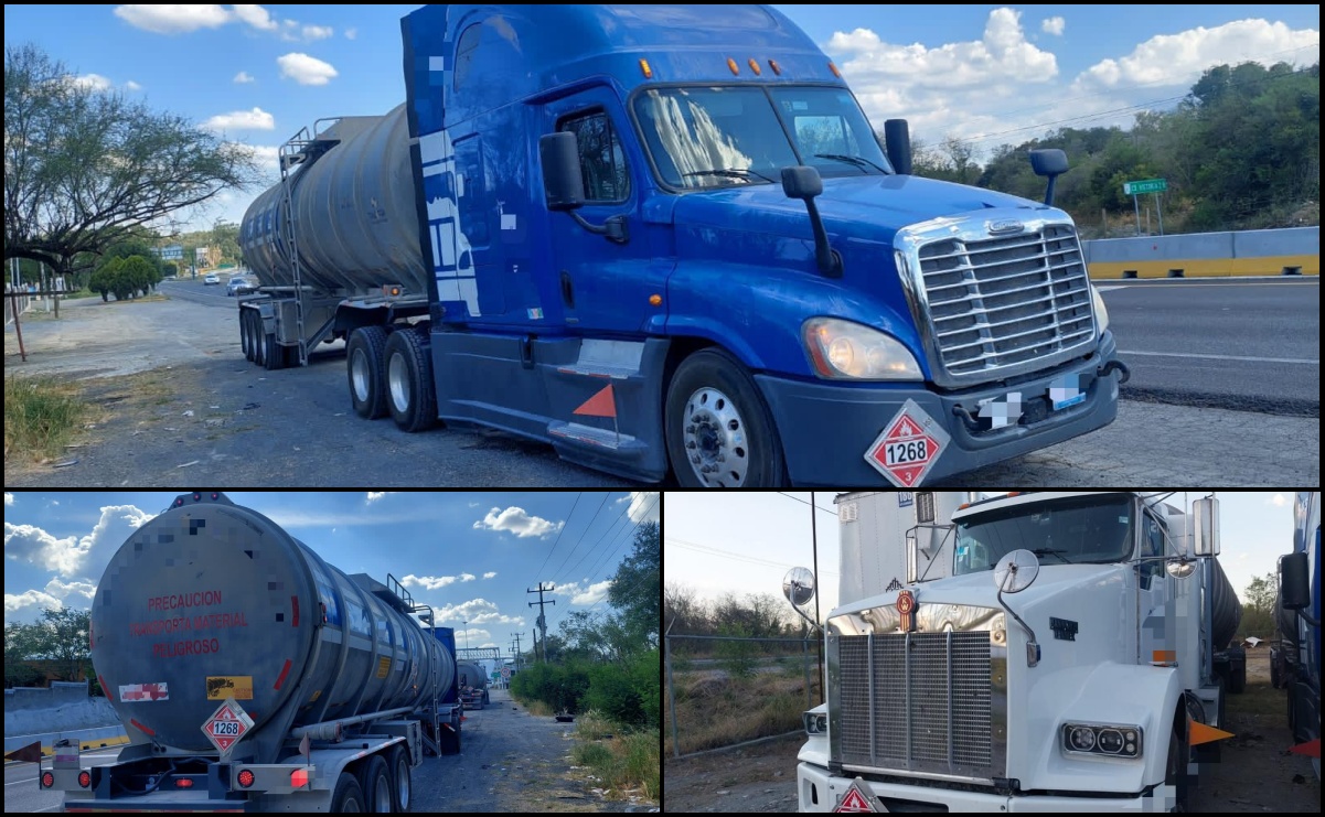 FGR asegura 97 mil litros de hidrocarburo y detienen a 2 en Nuevo León