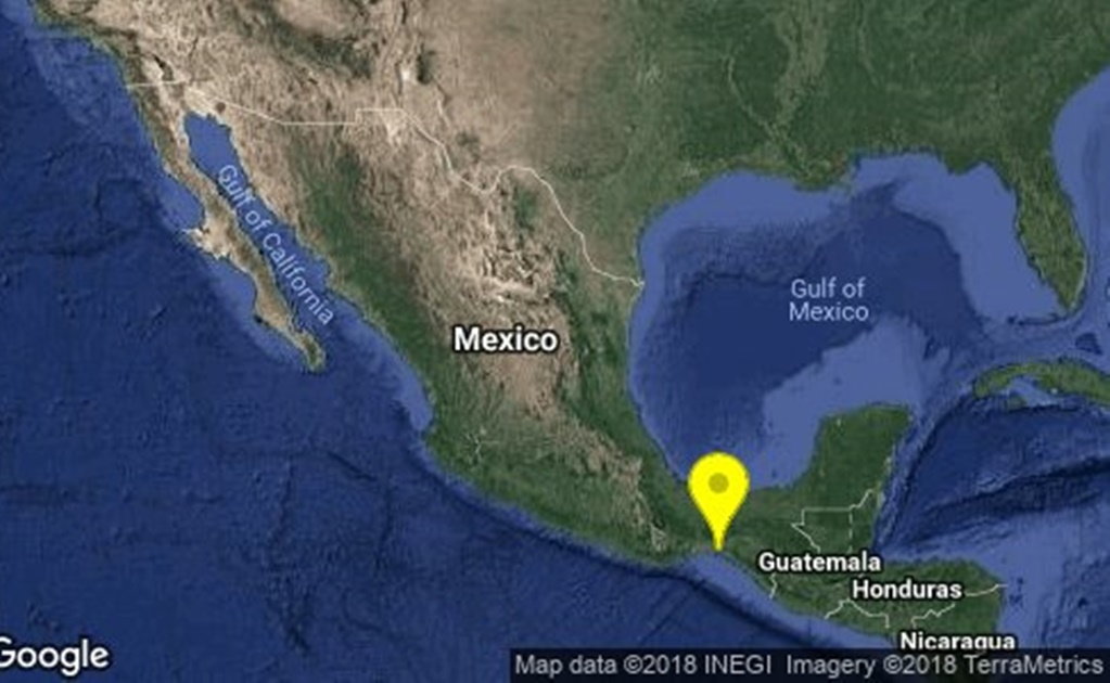 Reportan sismo de 5.4 en Cintalapa, Chiapas