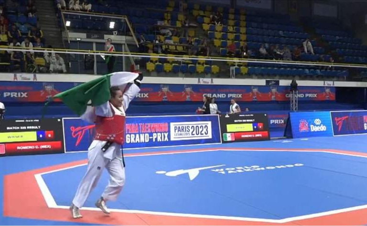 La mexicana Claudia Romero gana medalla de oro en el Grand Prix de Parataekwondo 2023