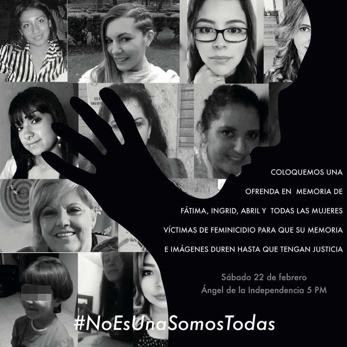 Convocan a ofrenda por Fátima, Ingrid, Abril y otros feminicidios en México