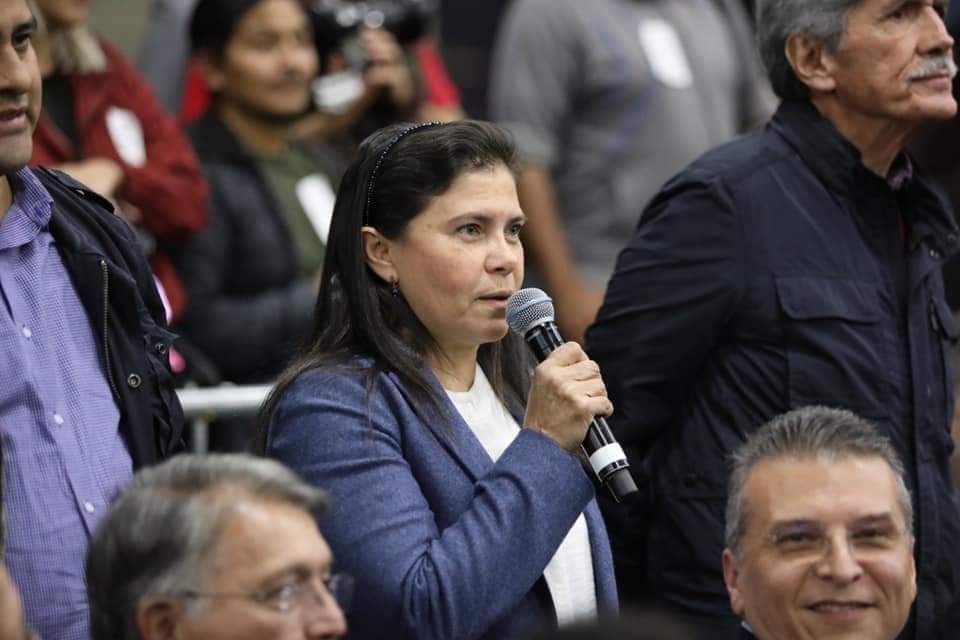 Tras destape, diputada Manuela Obrador Narváez aparece en acto público en Chiapas junto a Delfina Gómez