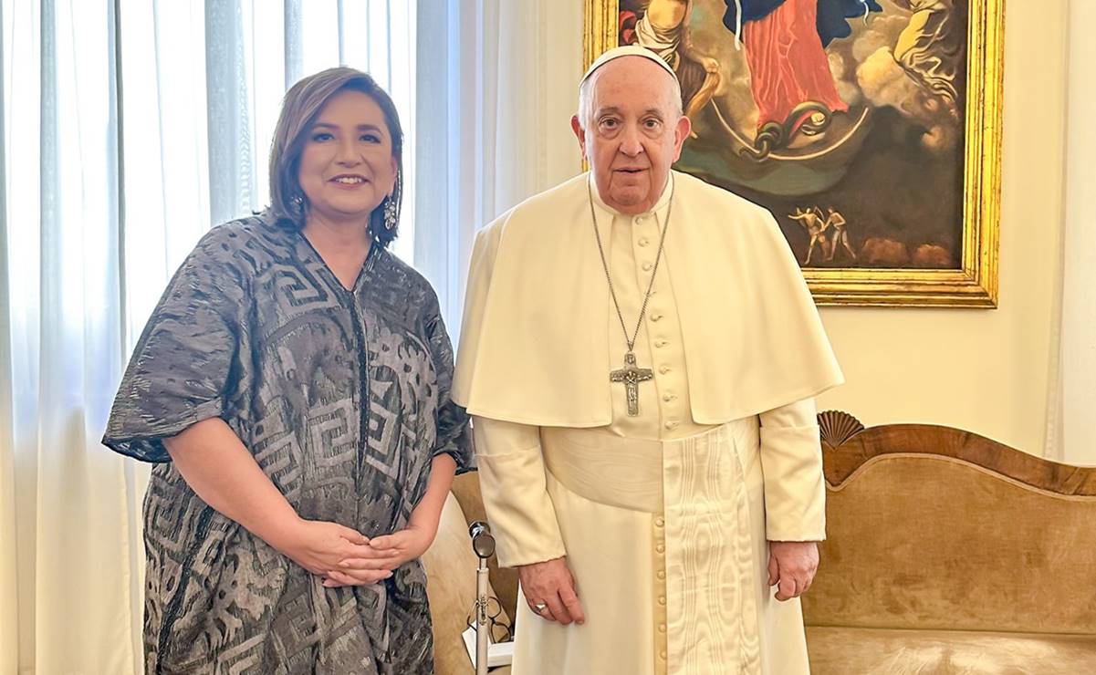 Xóchitl Gálvez habla de su reunión con el Papa Francisco y difunde fotos