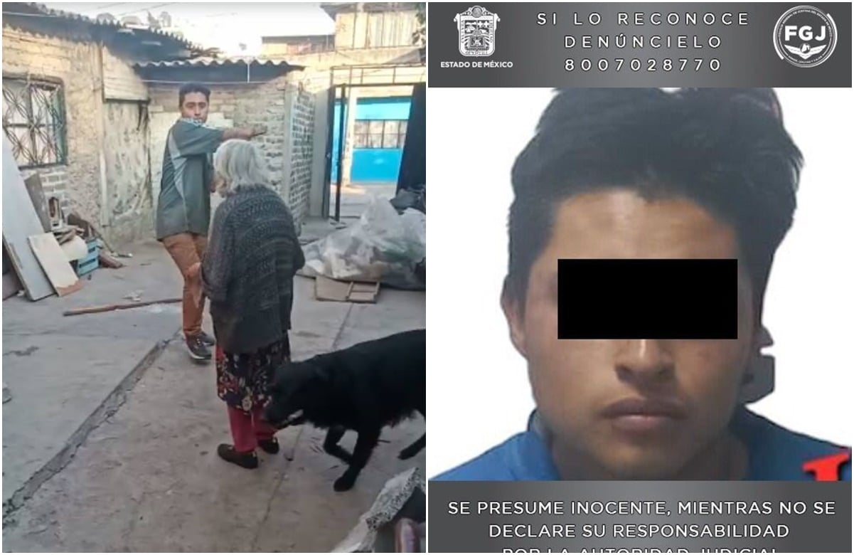 Hombre que golpeó a su abuelita en Ecatepec es vinculado a proceso por tentativa de feminicidio