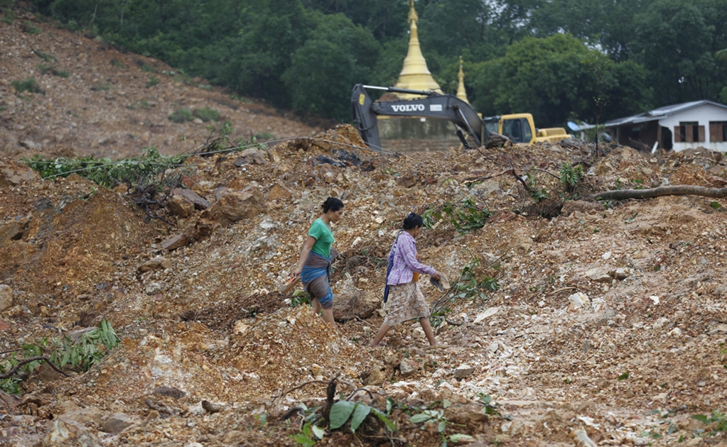 Al menos 41 muertos y 80 desaparecidos tras desprendimientos de tierra en Birmania