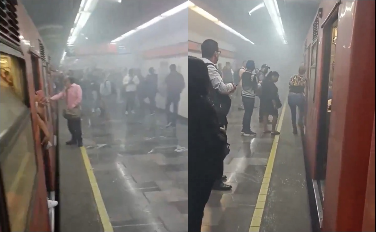 ¡Caos en el Metro! Usuarios de la Línea 7 reportaron la presencia de humo y tiempos de espera de más de 20 minutos