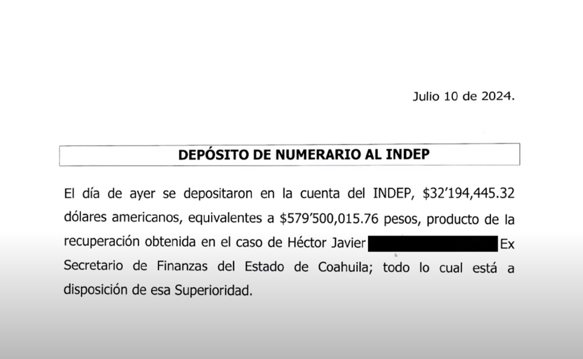 AMLO anuncia que van para deportistas olímpicos 32 mdd de extesorero de Coahuila que devolvió EU